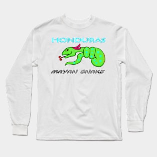 HONDURAS MAYAN SNAKE Long Sleeve T-Shirt